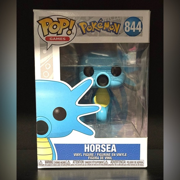 Funko Other - Funko Pop! Games Pokémon Horsea #844 Vinyl Figure